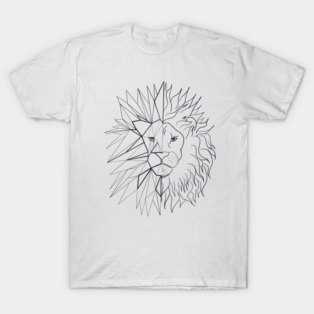 graphic lion T-Shirt by Keen_On_Colors